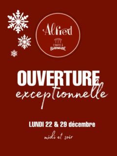 Bonne nouvelle…!!!! 😋
Pensez à réserver dès maintenant !!! 
🥰😍🎅🏼🎄